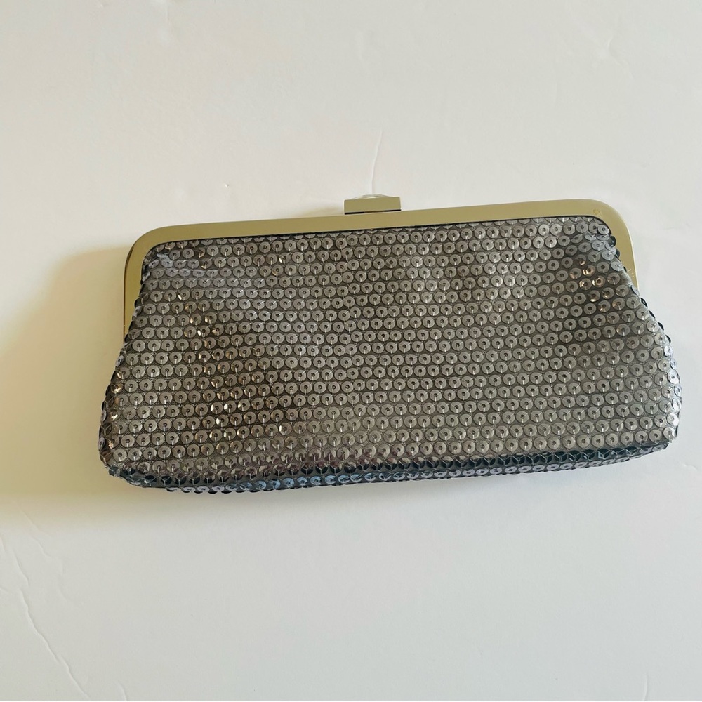 Aldo Silver Clutch Elegant‎ Wristlet